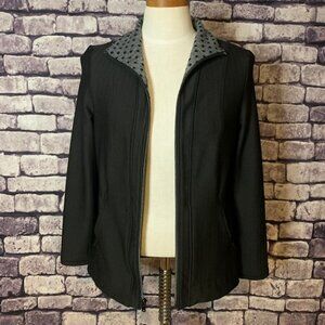 Chico's Zenergy Size Small Black & Gray Jacket